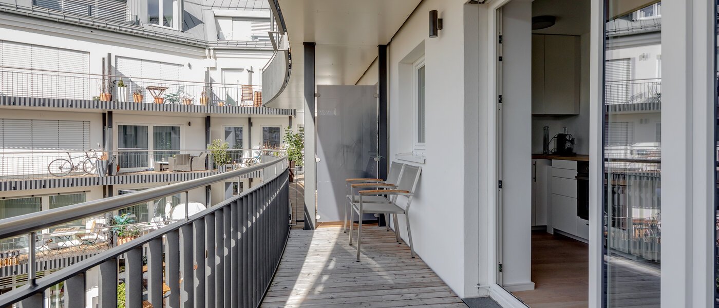 appartamento München Nymphenburg 02 balcone 10315