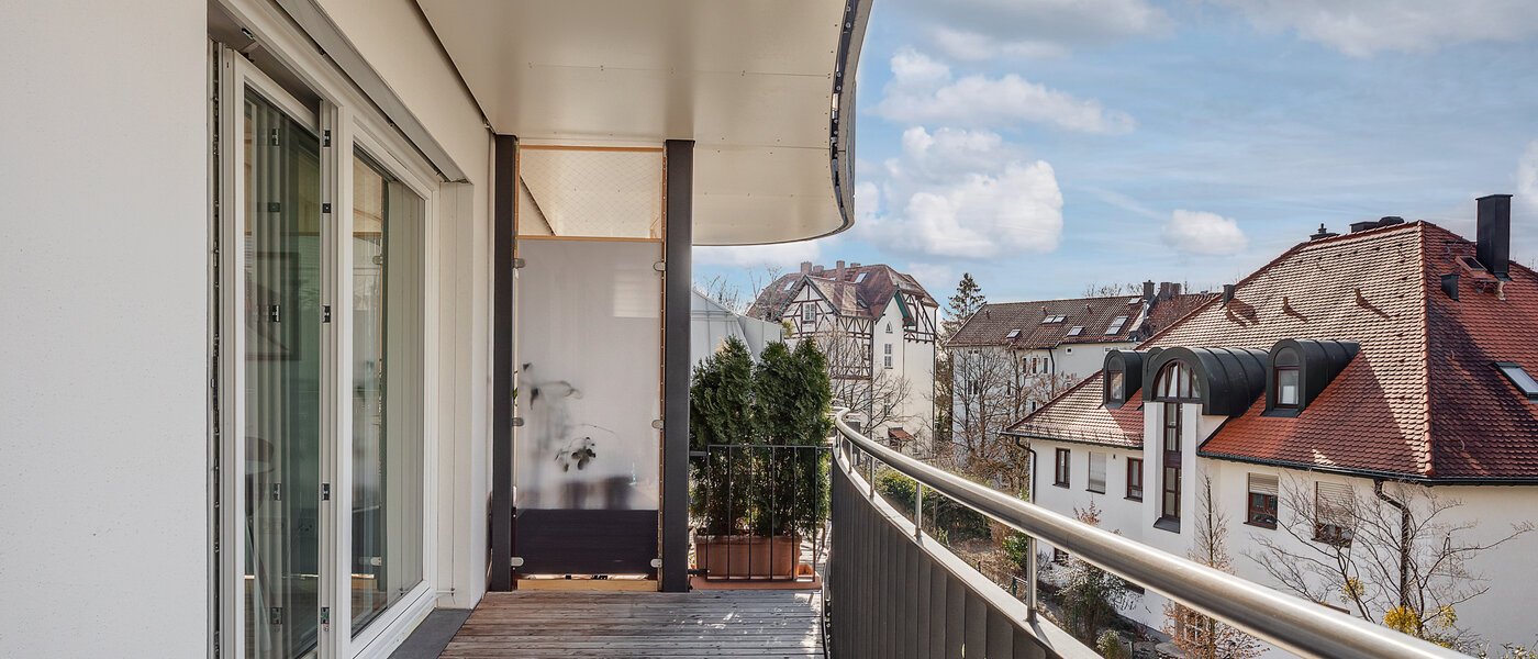 appartamento München Nymphenburg 03 balcone 10315