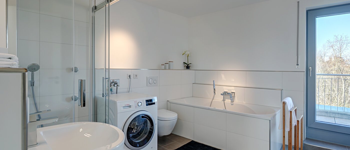 attico con terrazzo München Ramersdorf 01 bagno 10340