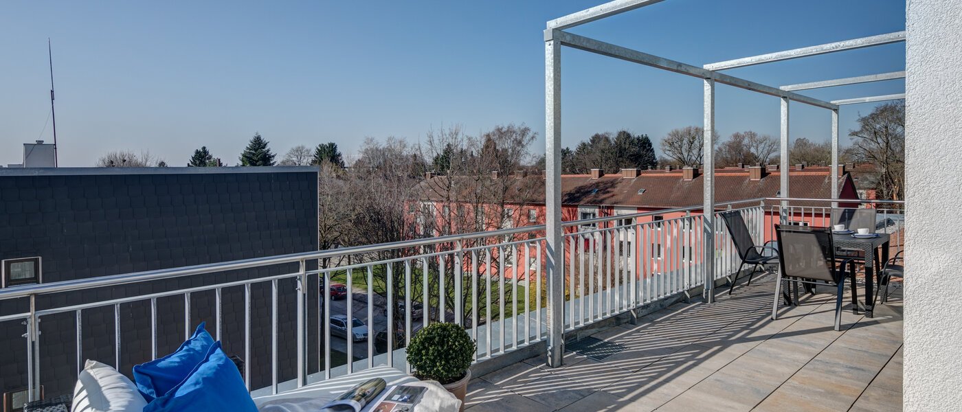 attico con terrazzo München Ramersdorf 03 terrazza 10340