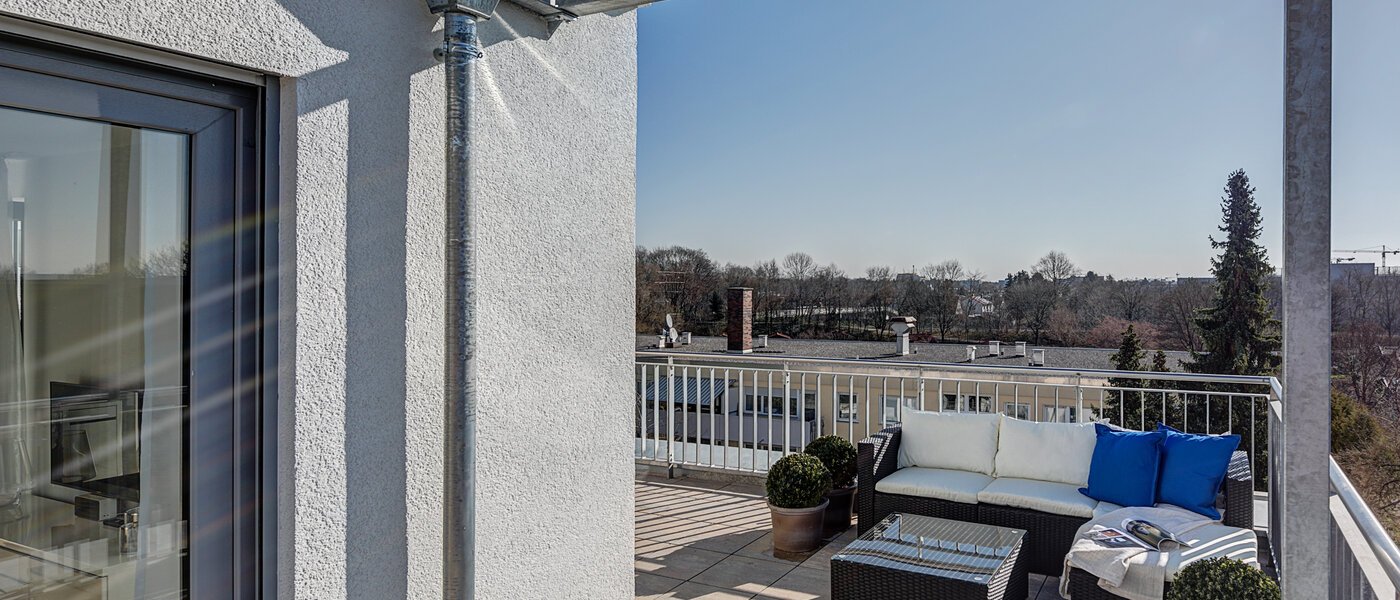 attico con terrazzo München Ramersdorf 05 terrazza 10340