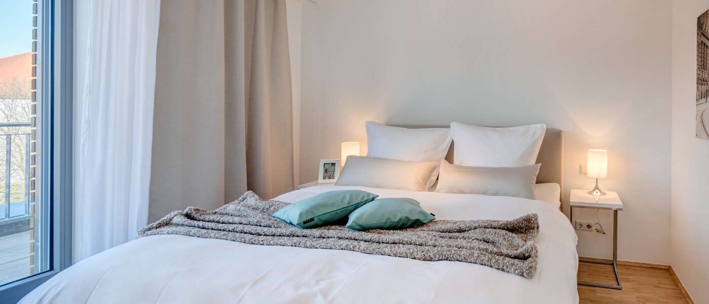 attico con terrazzo München Ramersdorf 01 zona notte 10340