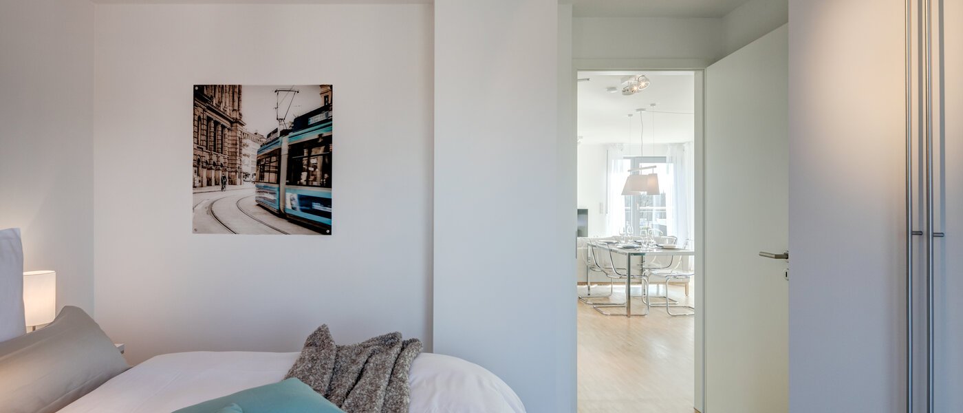 attico con terrazzo München Ramersdorf 03 zona notte 10340