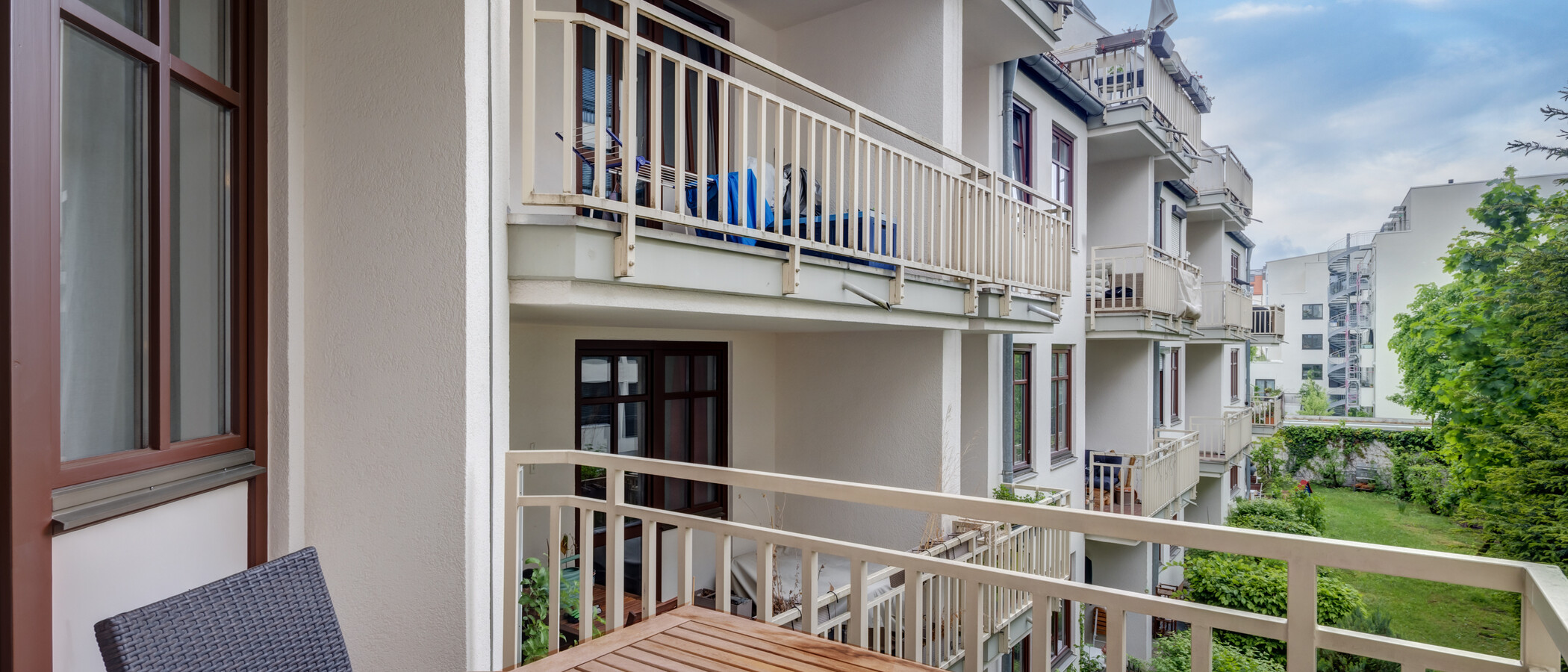 appartamento München Maxvorstadt - Universitätsviertel 03 balcone 10343
