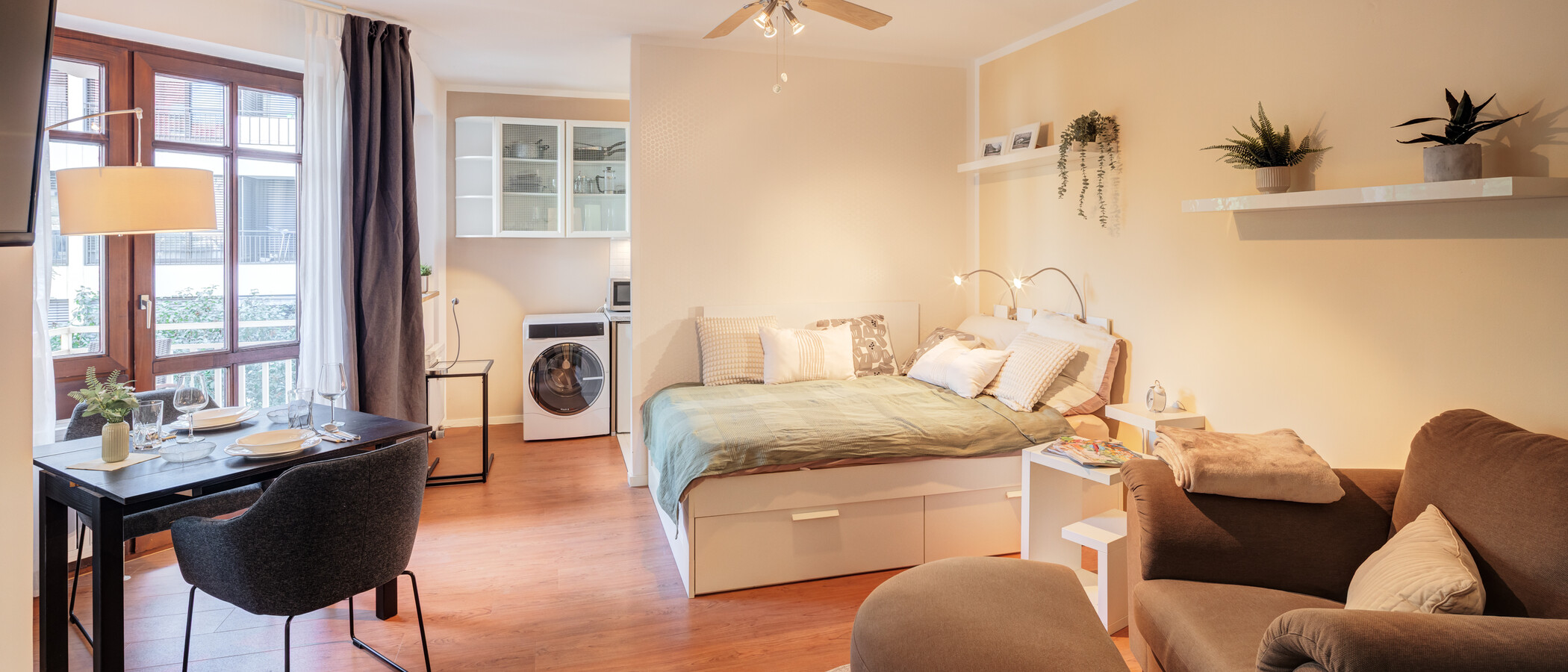 appartamento München Maxvorstadt - Universitätsviertel 01 zona living 10343