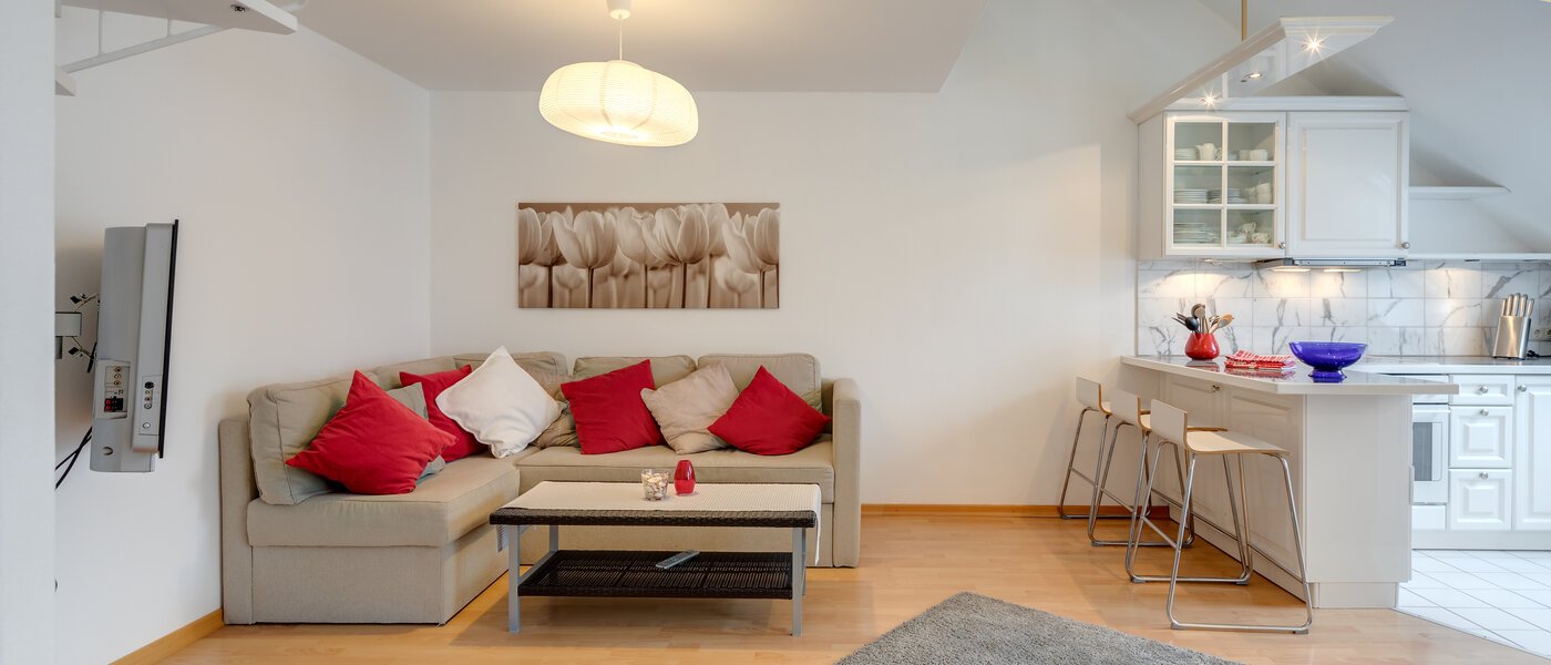 appartamento con galleria München Fasangarten 02 soggiorno 10367