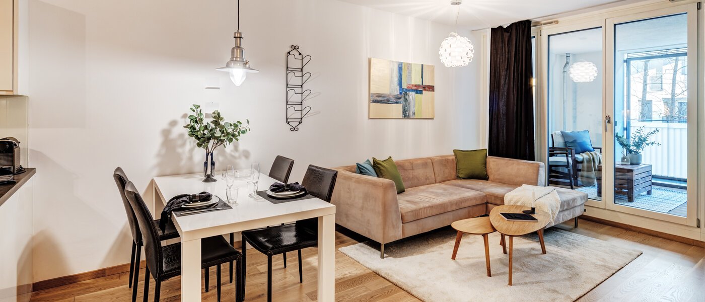 appartamento München Maxvorstadt - Westen 01 zona living 10381