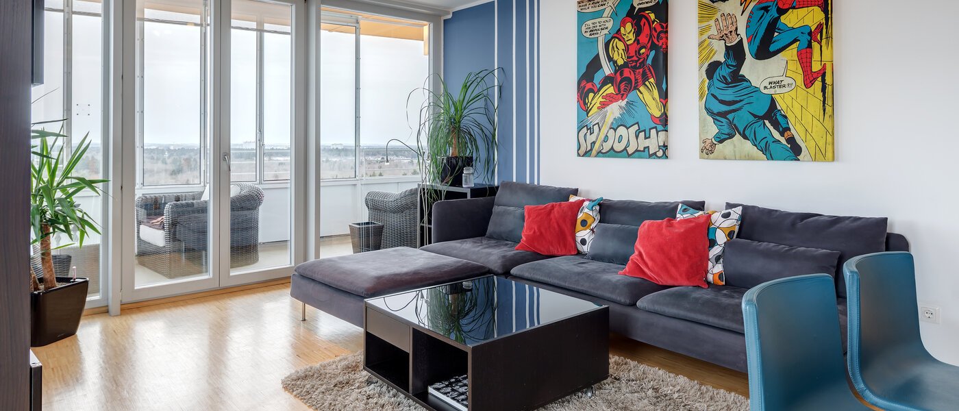 appartamento München Obersendling 02 soggiorno 10385