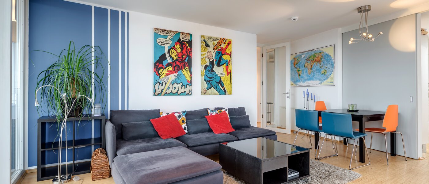 appartamento München Obersendling 03 soggiorno 10385