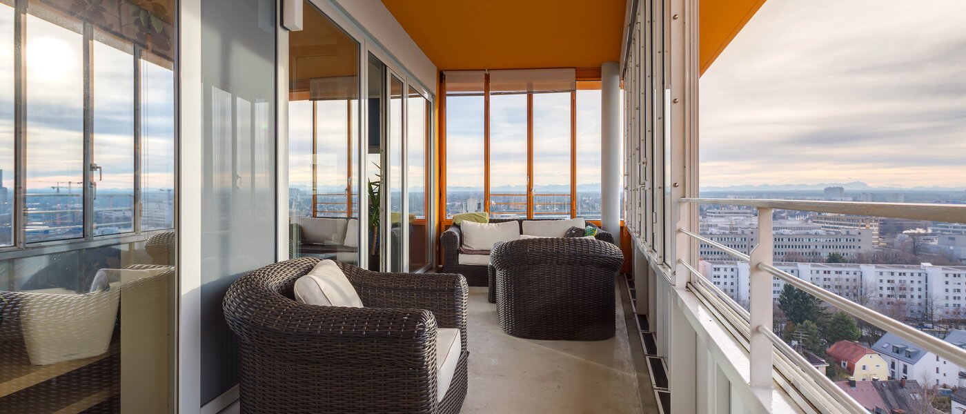 appartamento München Obersendling 02 balcone 10385