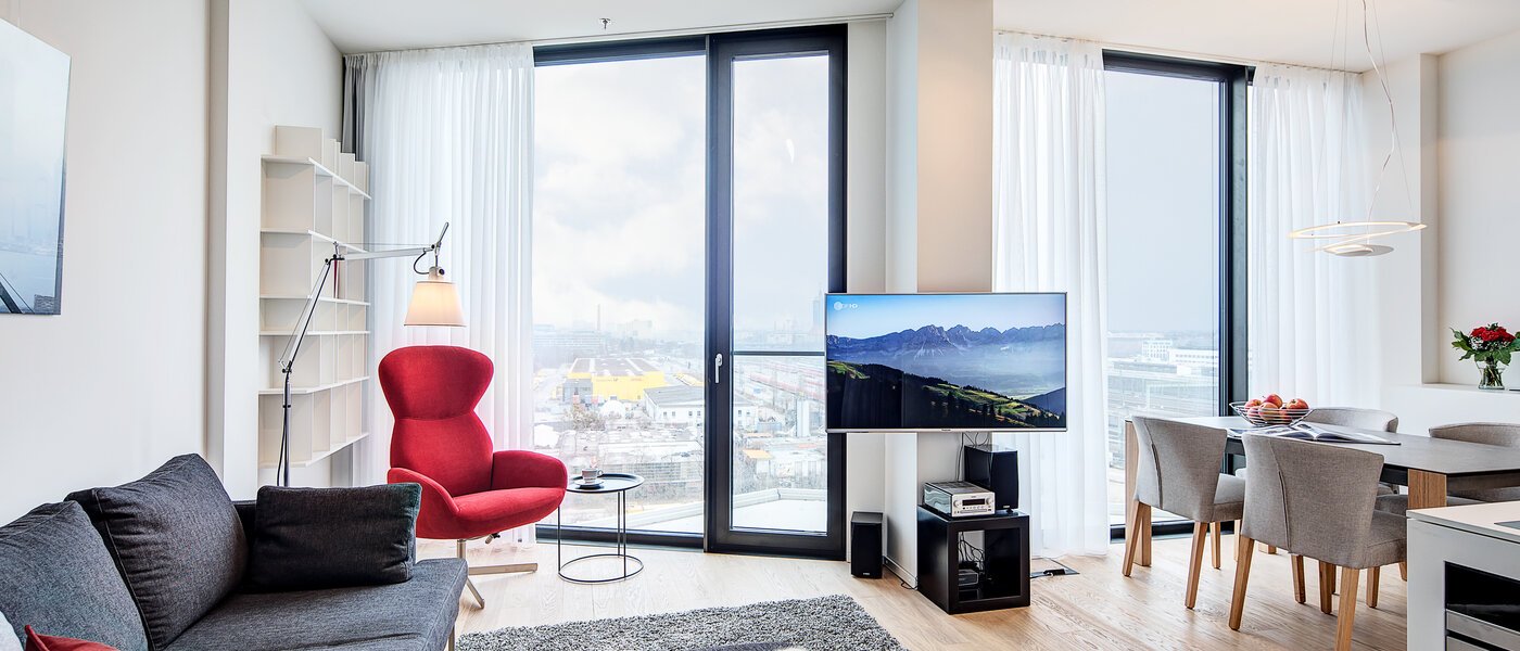 appartamento München Nymphenburg 01 soggiorno 10429