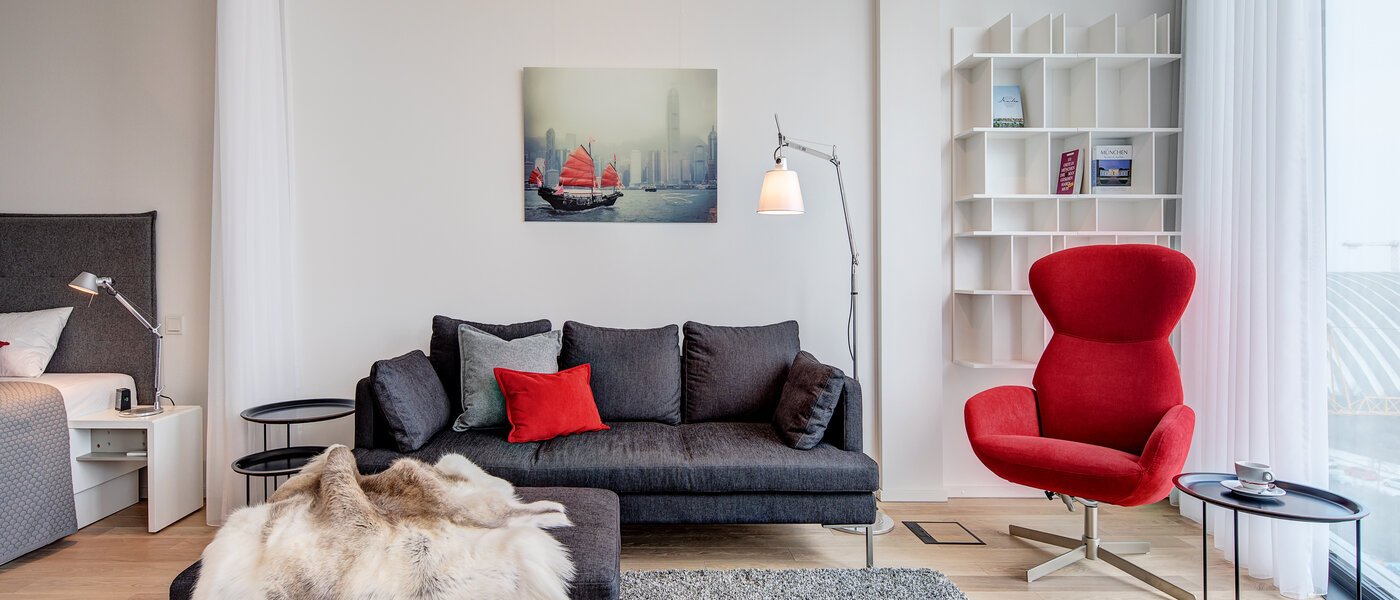 appartamento München Nymphenburg 02 soggiorno 10429