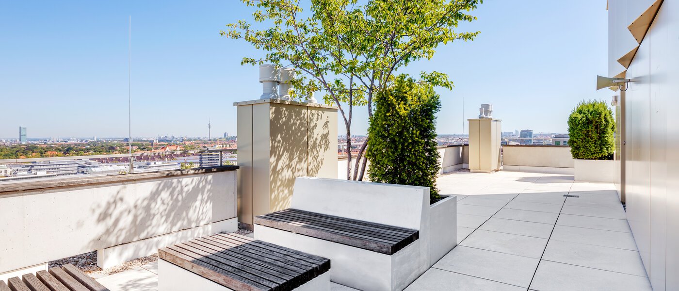 appartamento München Nymphenburg 01 terazzo condiviso 10429