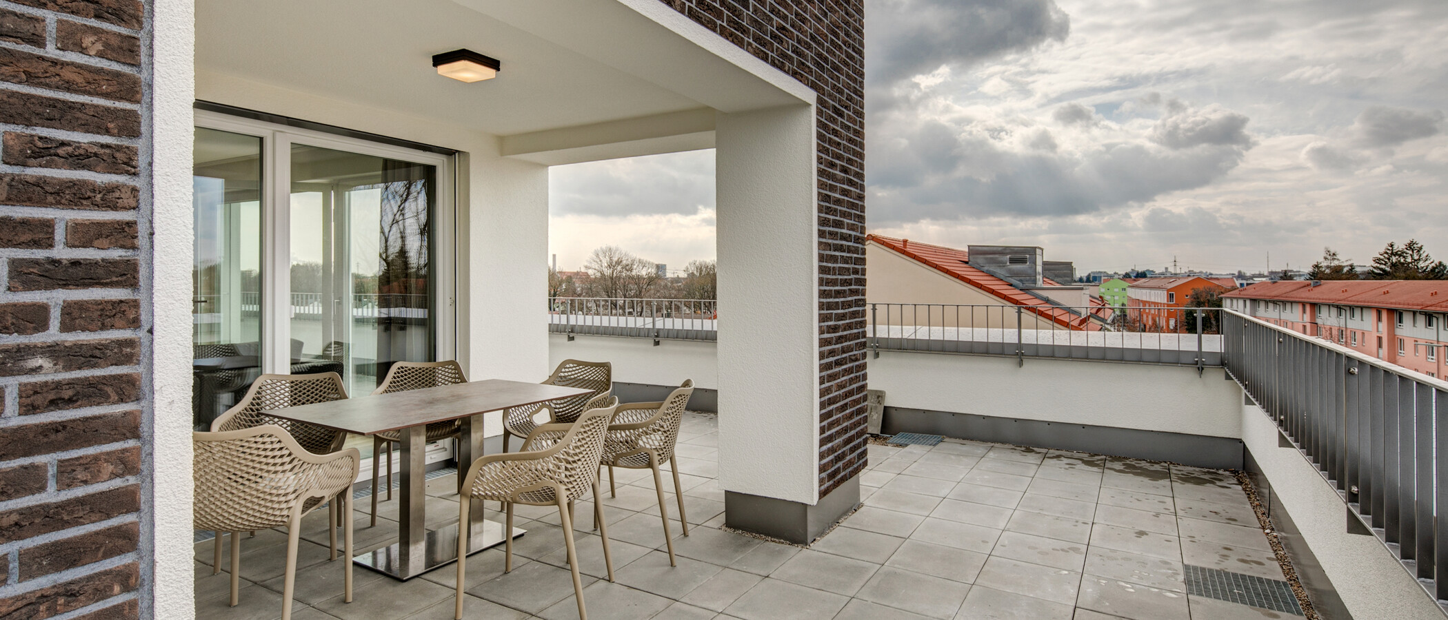 attico München Am Hart 01 terrazza 10439