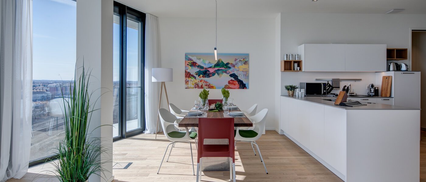 appartamento München Nymphenburg 06 soggiorno 10451