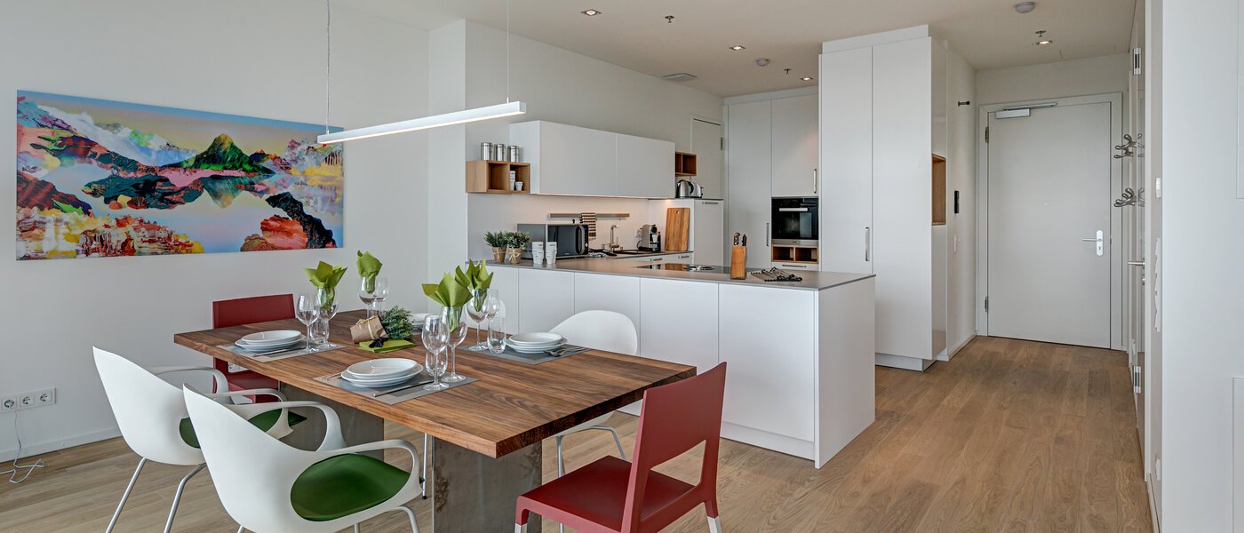 appartamento München Nymphenburg 07 soggiorno 10451