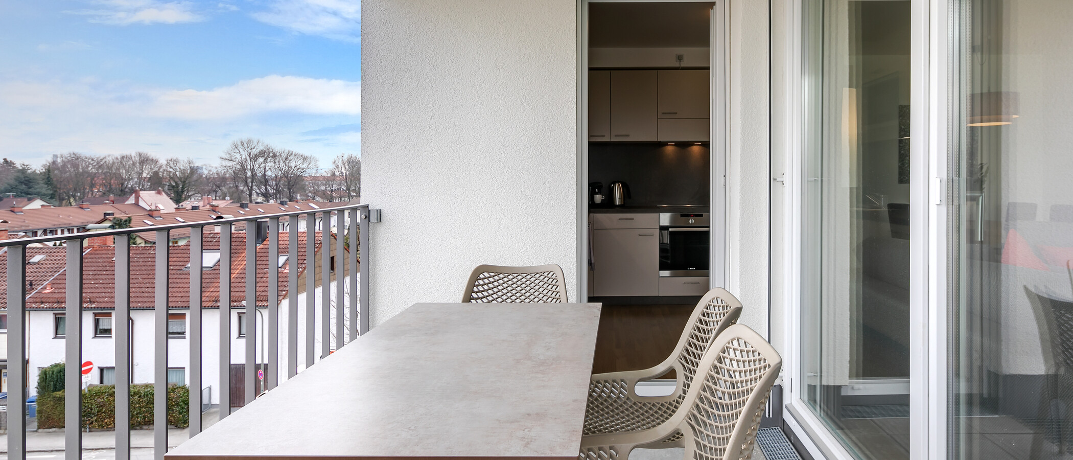 appartamento München Am Hart 02 balcone 10454