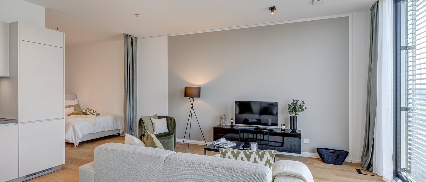 appartamento München Nymphenburg 07 zona living 10455