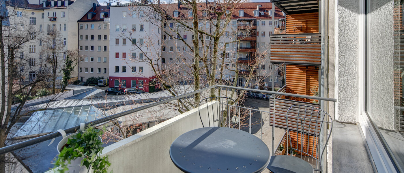 appartamento München Schwabing-West (rund um den Hohenzollernplatz) 01 balcone 10458