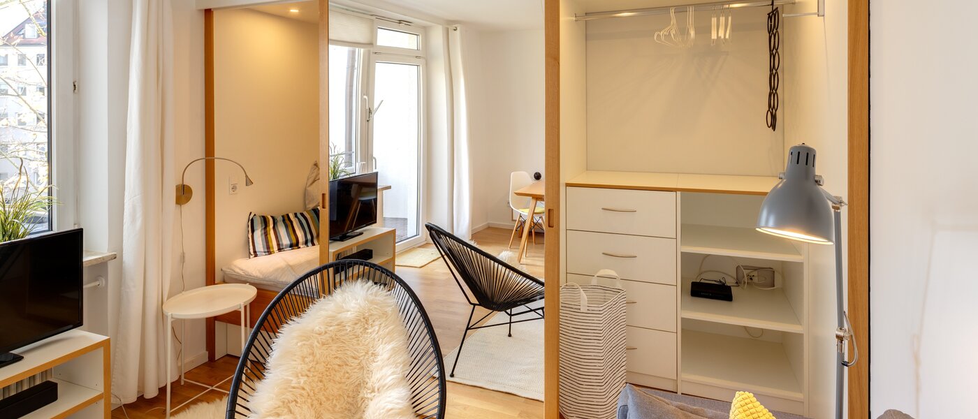 appartamento München Schwabing-West (rund um den Hohenzollernplatz) 03 zona living 10458