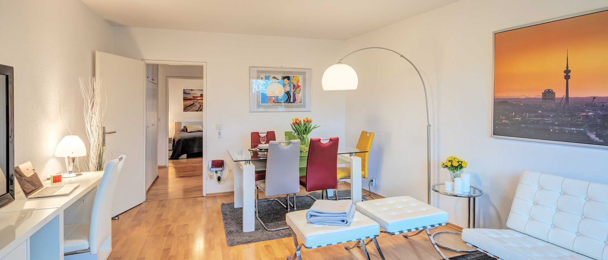 appartamento München Sendling-Westpark 03 zona living 10496