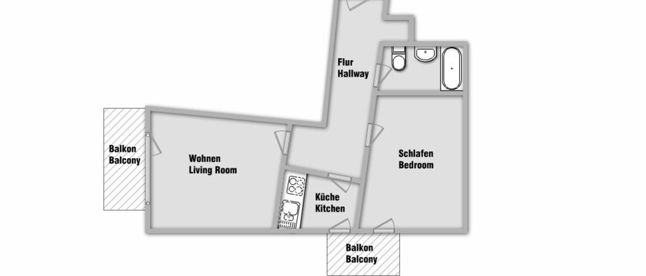 appartamento München Sendling-Westpark 01 planimetria 10496