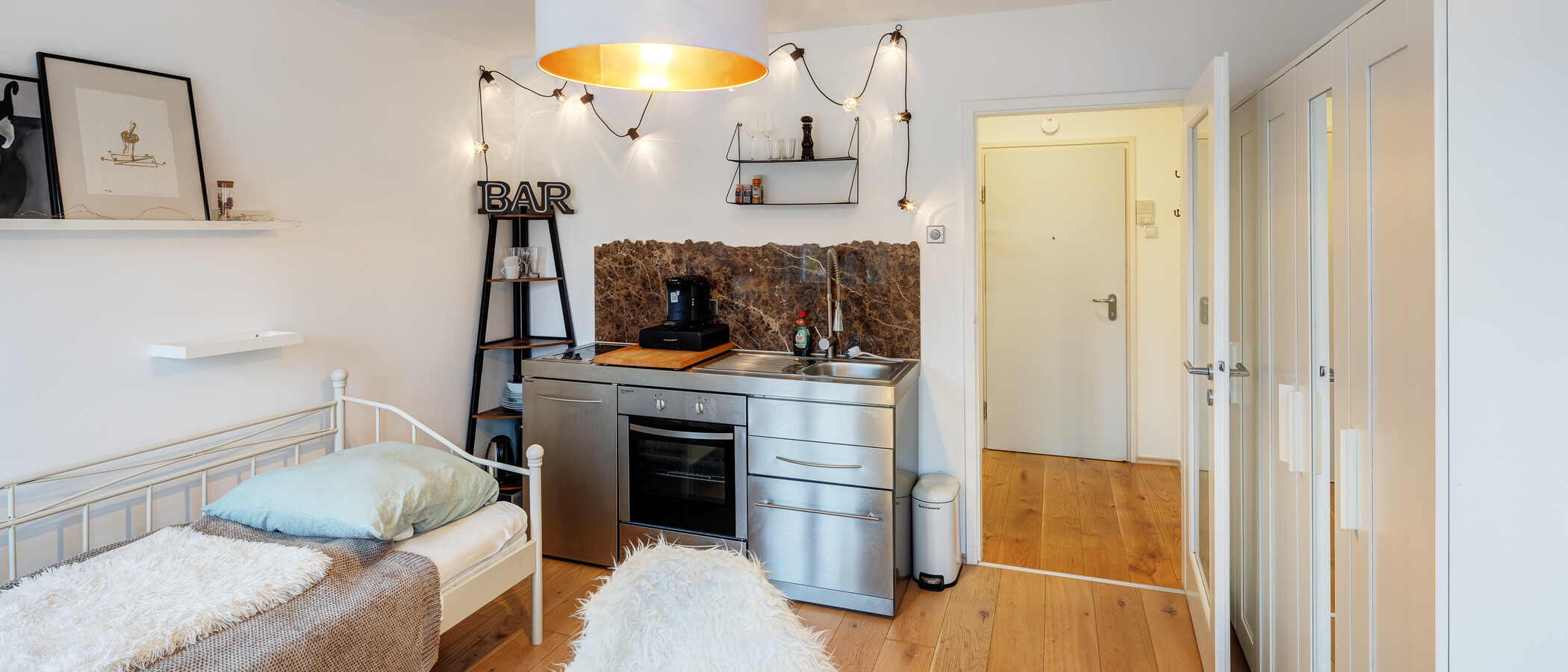 abitazione München Nymphenburg 04 zona living 10508
