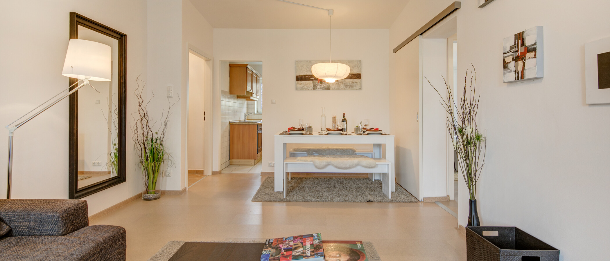 appartamento München Parkstadt Bogenhausen 03 soggiorno 10517