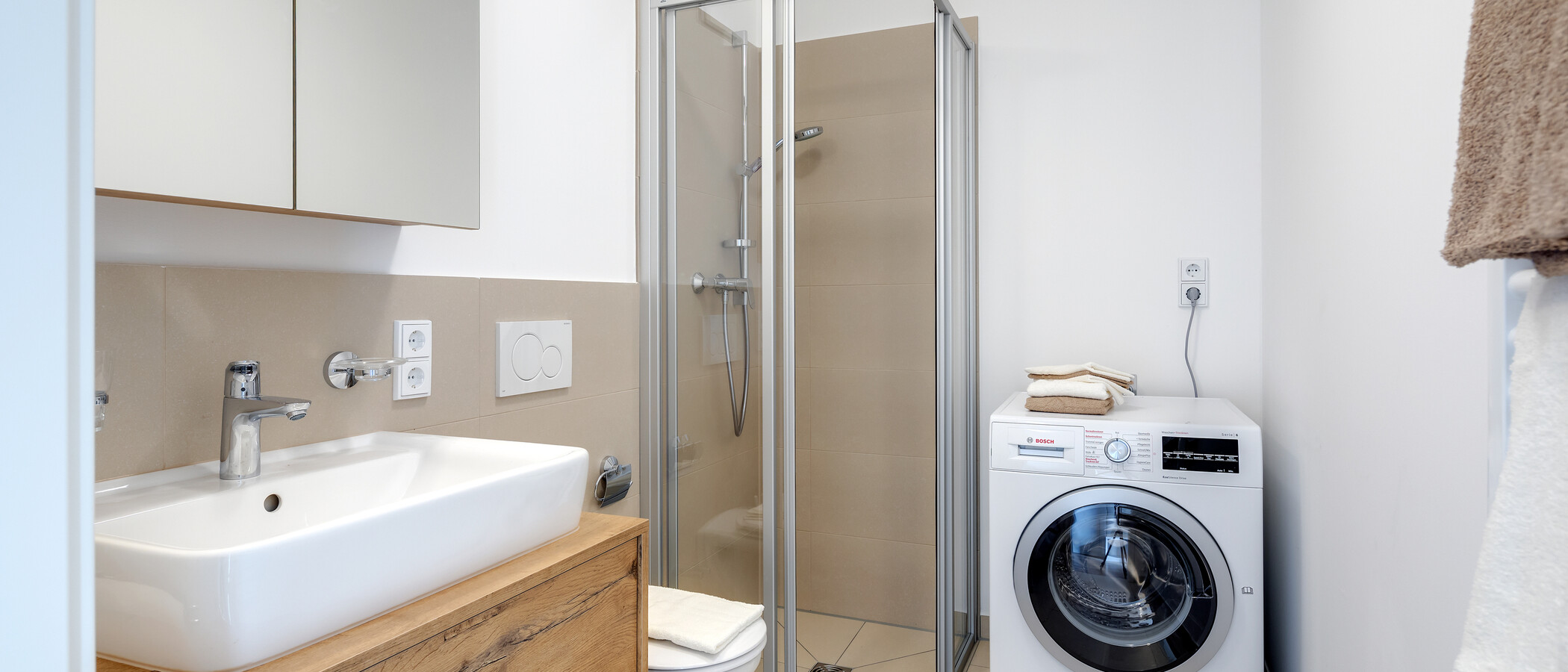 appartamento München Am Hart 01 bagno 10519