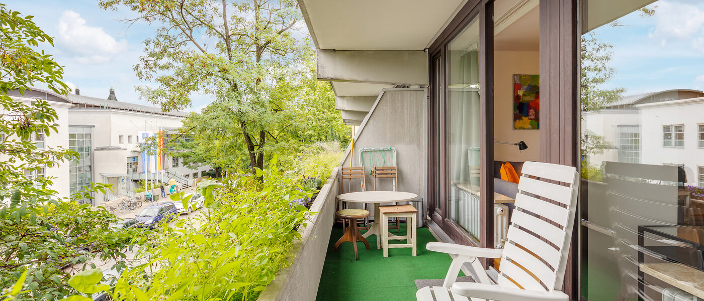 appartamento München Nymphenburg 02 balcone 10522