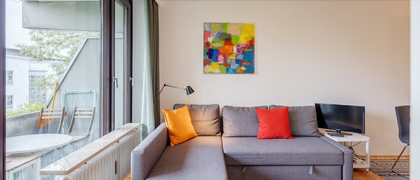 appartamento München Nymphenburg 04 zona living 10522