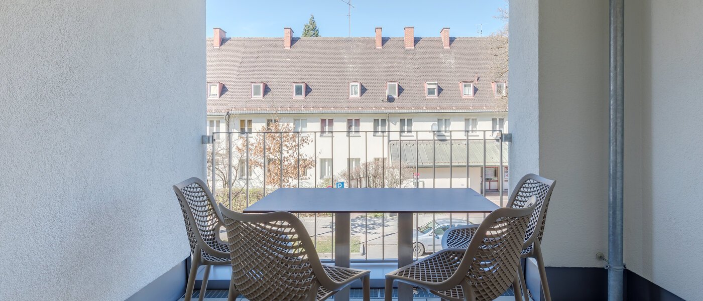 appartamento München Am Hart 01 balcone 10529