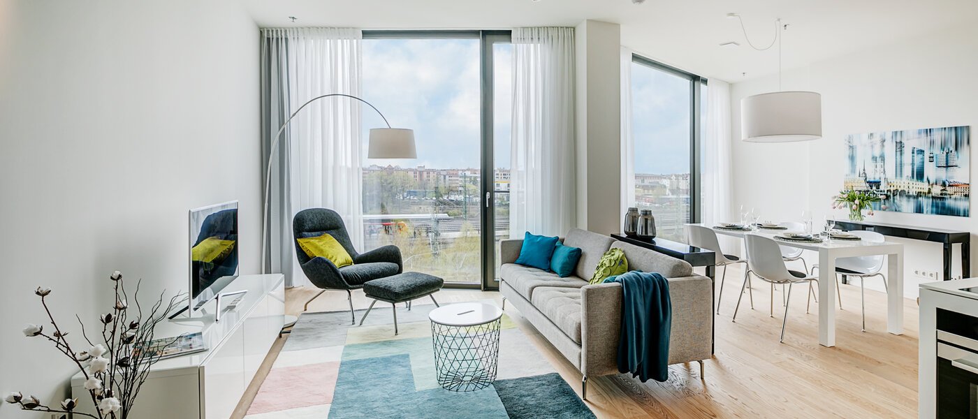 appartamento München Nymphenburg 01 soggiorno 10533