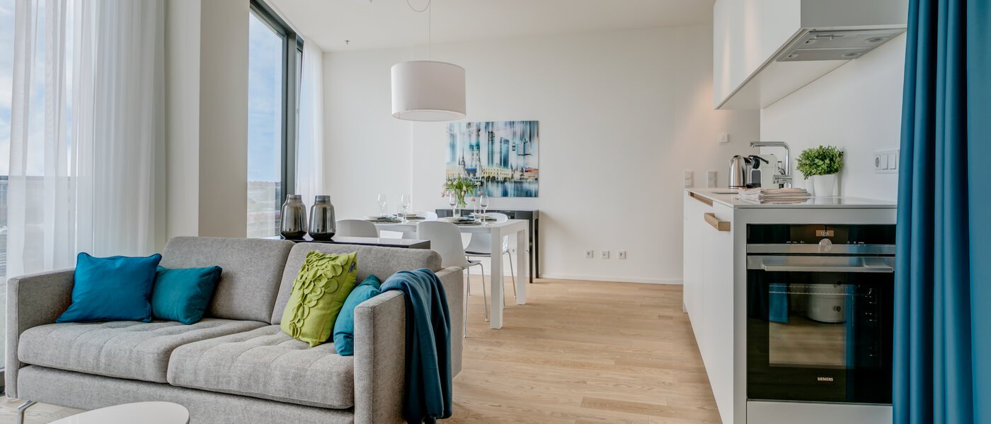 appartamento München Nymphenburg 02 soggiorno 10533