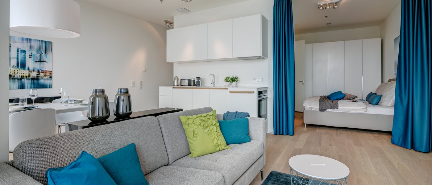 appartamento München Nymphenburg 05 soggiorno 10533