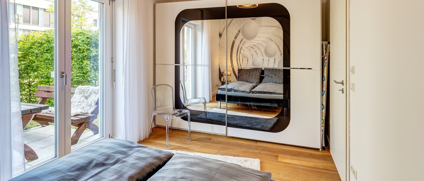 appartamento München Messestadt Riem 02 camera da letto 10535