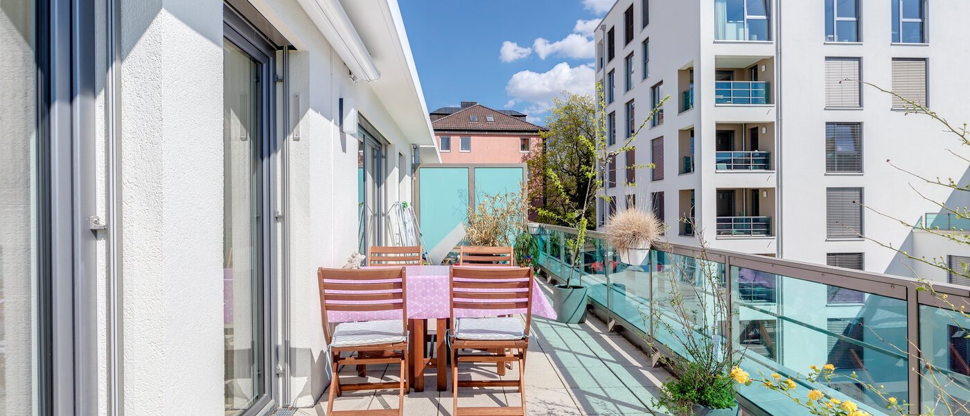appartamento München Mittersendling 03 terrazza 10537