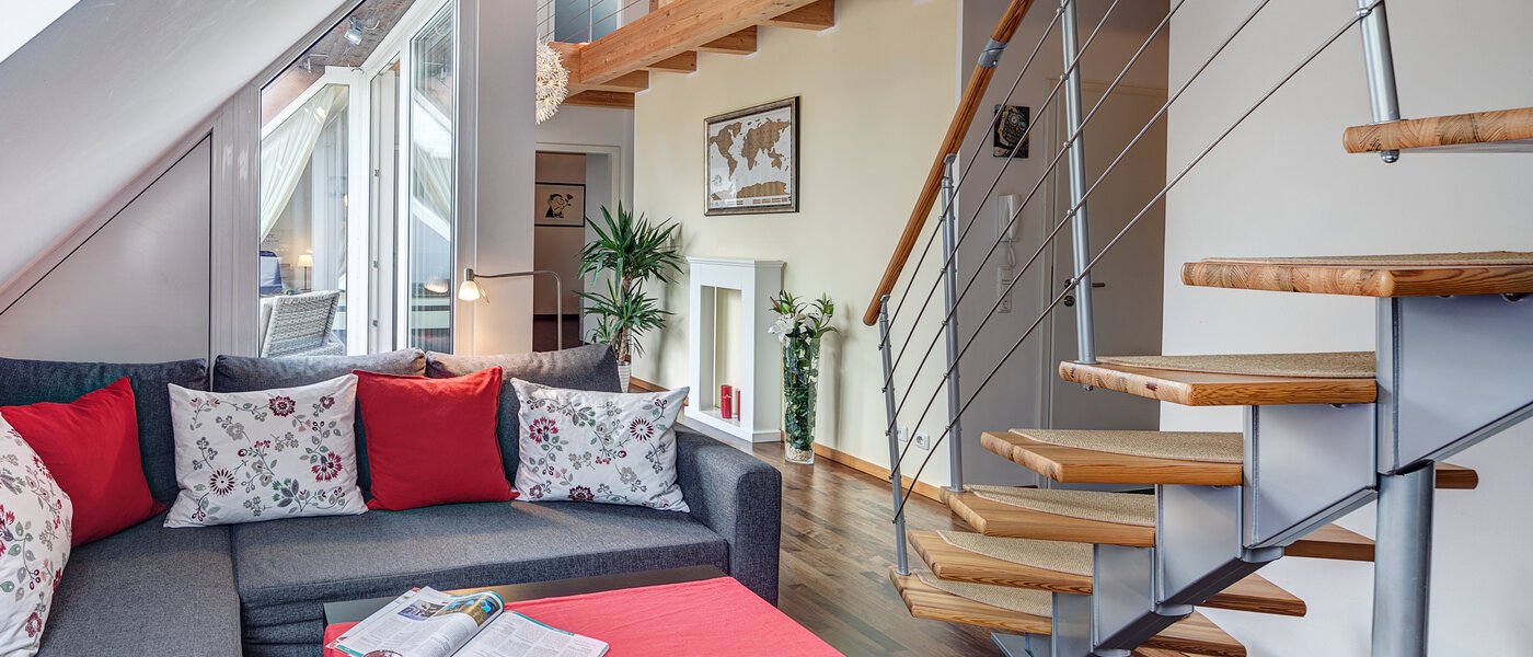 attico München Obersendling 02 soggiorno 10566