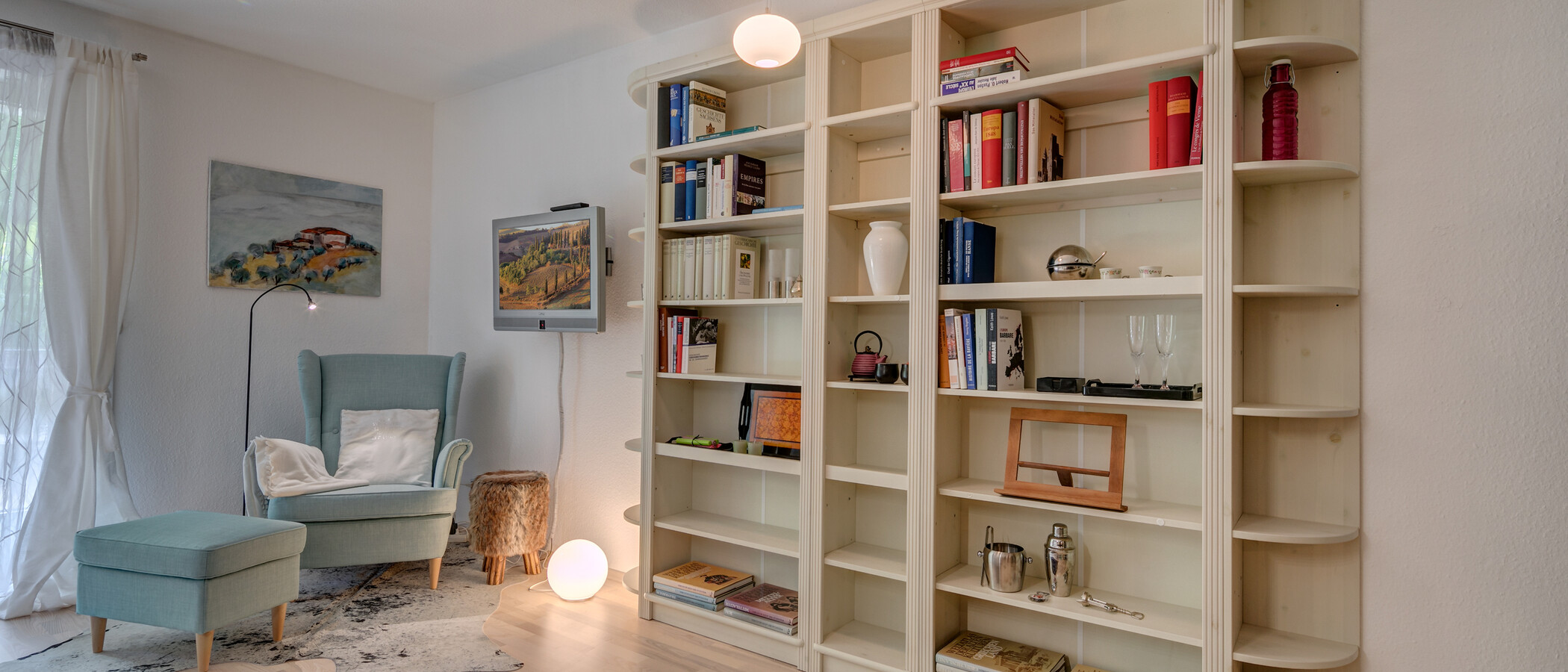 appartamento München Schwabing-Georgenschwaige 05 soggiorno 10584