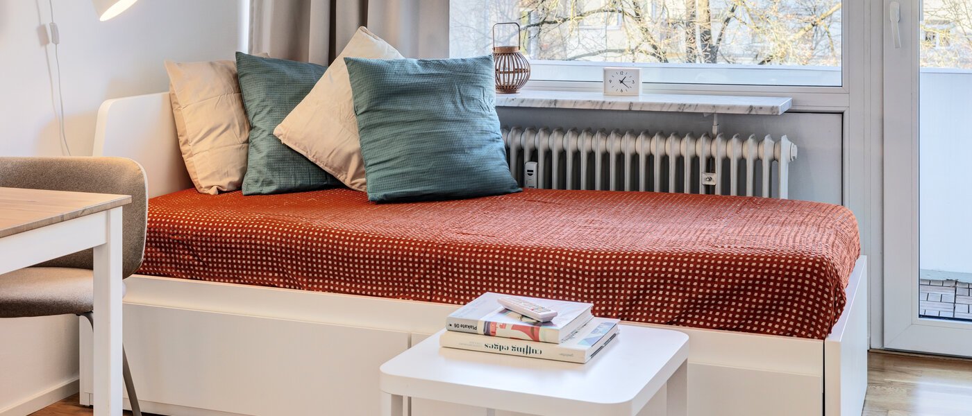 abitazione München Neuhausen 01 zona notte 10591