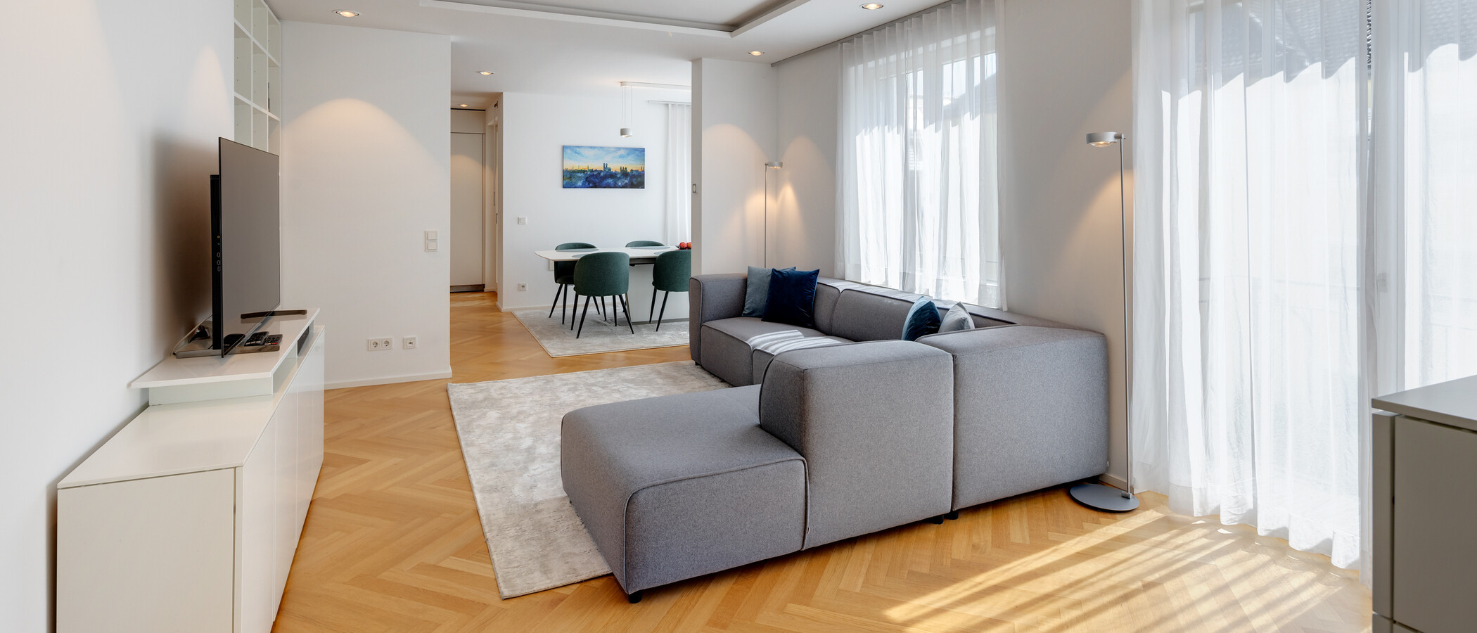 appartamento München Nymphenburg 01 zona living 10628