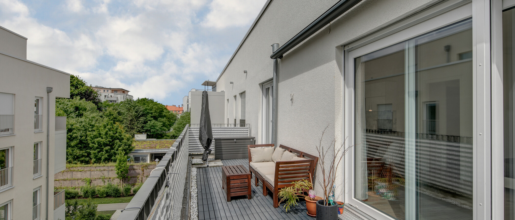 appartamento München Obersendling 01 balcone 10678