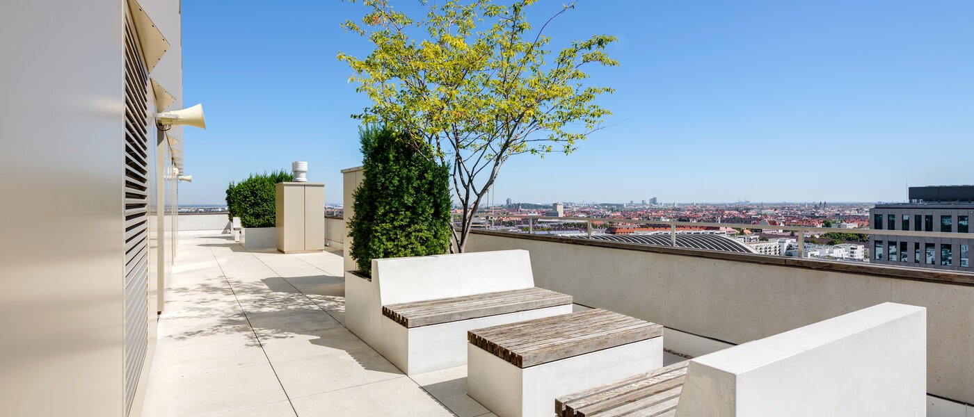 appartamento München Nymphenburg 03 terazzo condiviso 10688