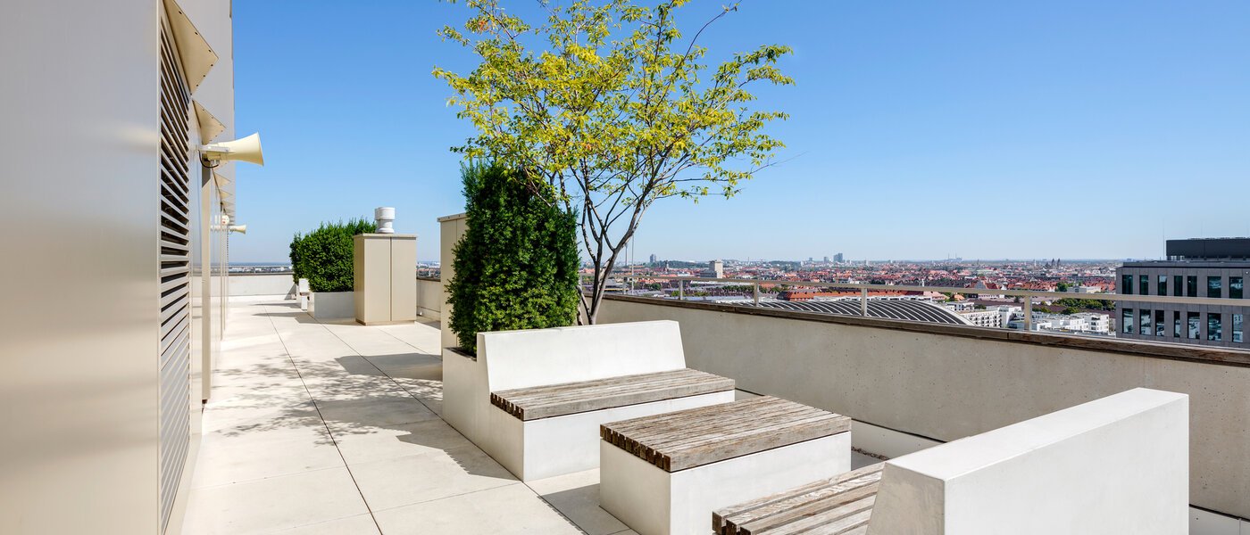 appartamento München Nymphenburg 03 terazzo condiviso 10689