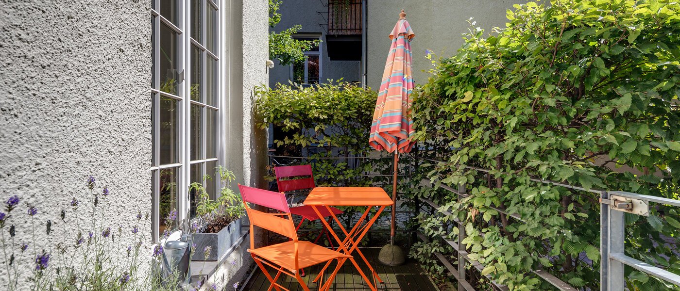 maisonette München Isarvorstadt 02 balcone 10712