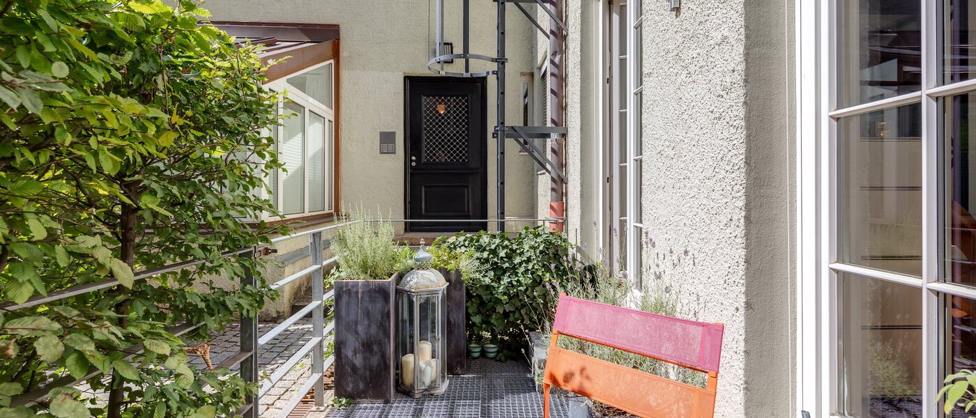 maisonette München Isarvorstadt 03 balcone 10712