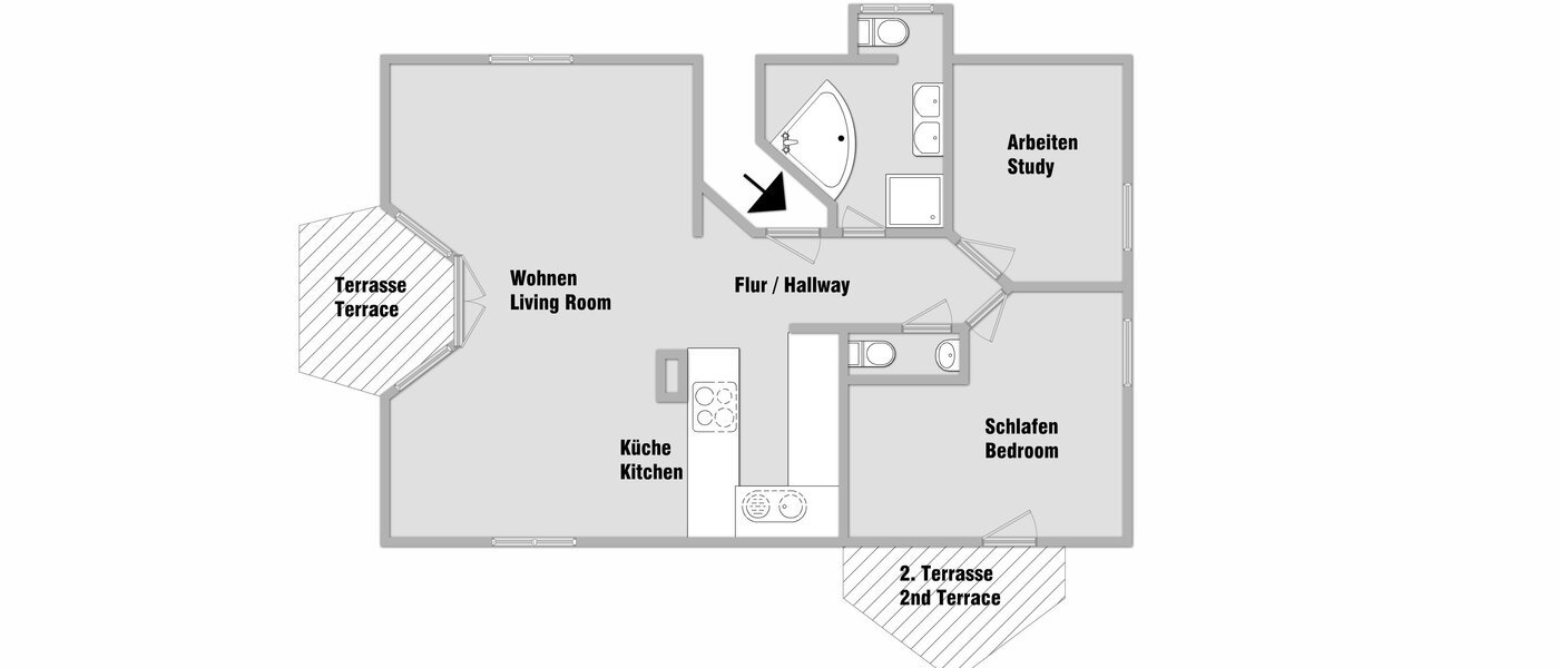 attico Neubiberg 01 planimetria 10767