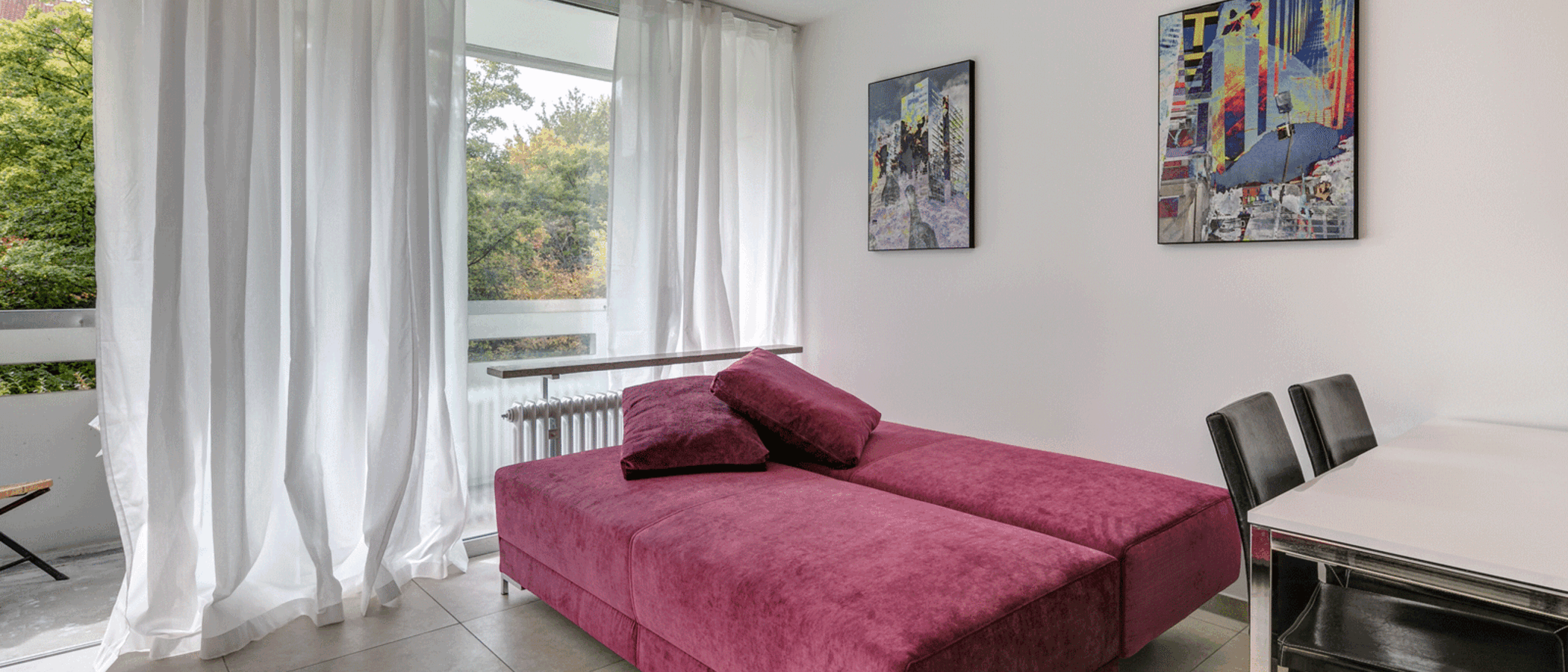 appartamento München Neuhausen 02 soggiorno 10774