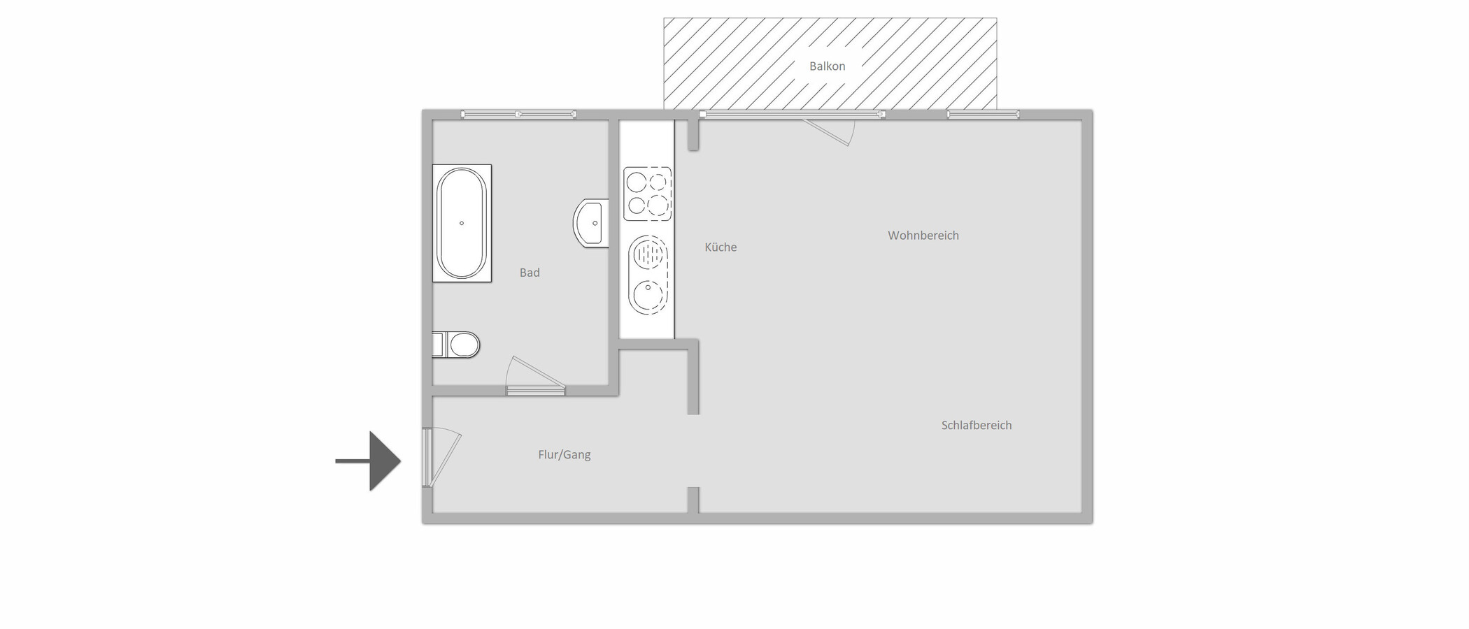 appartamento München Schwanthalerhöhe 01 planimetria 10788