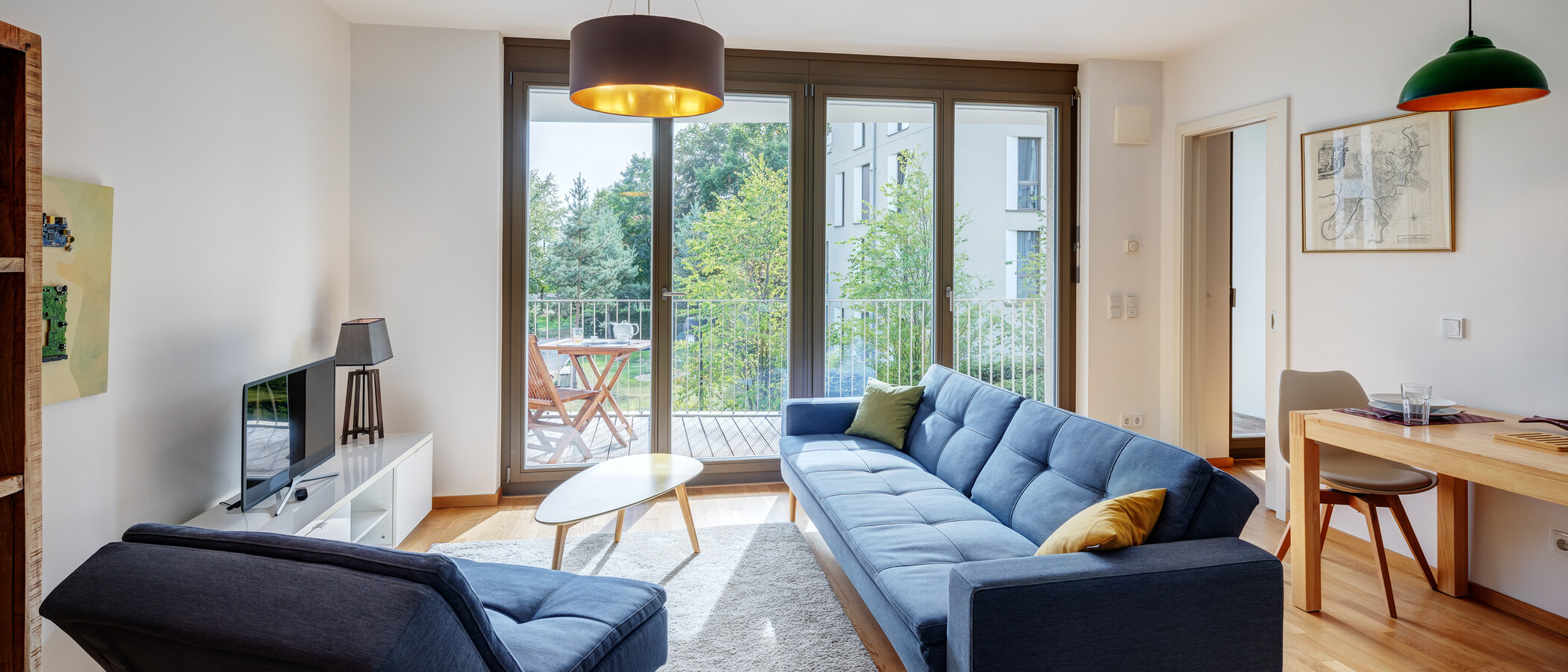 appartamento München Schwabing - Domagkpark 01 zona living 10791